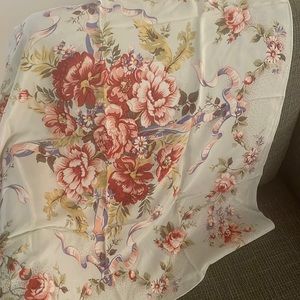 Carole Little Silk flower scarf